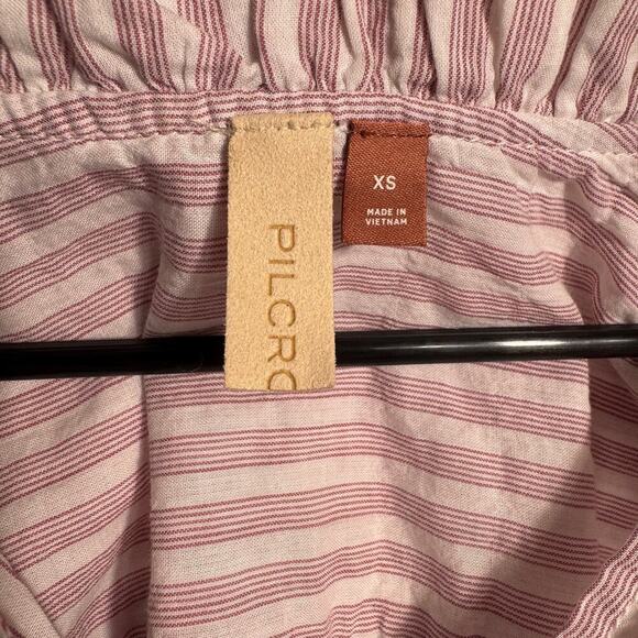 NWT Anthropologie Pilcro Tavi Ruffled Button-down Blouse - Picture 4 of 6